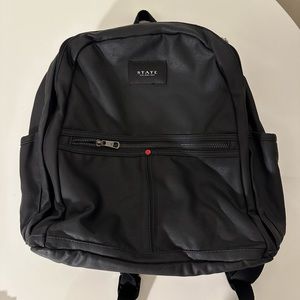 STATE Coated Backpack in Black
